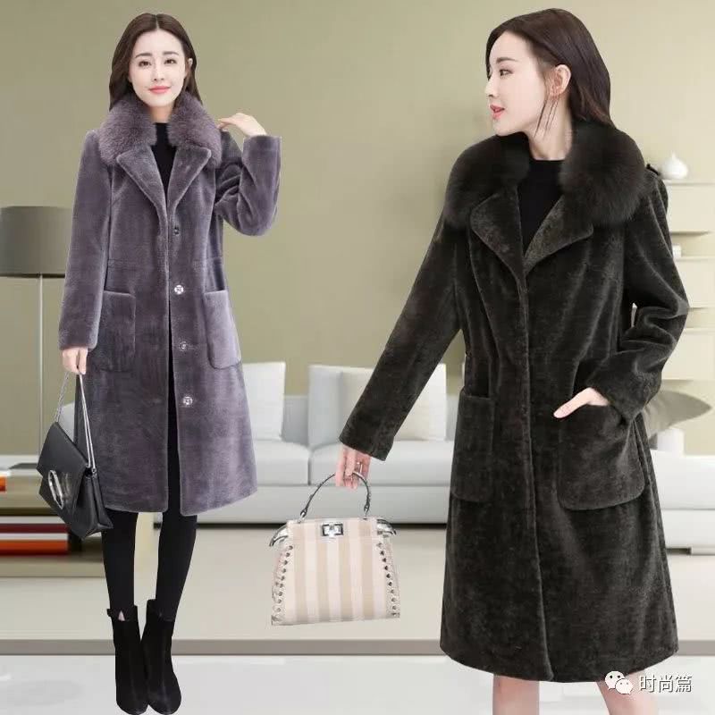 毛领连|强调一下：女人一定要对自己好！过年穿“羊驼绒”，显年轻贼美嫩