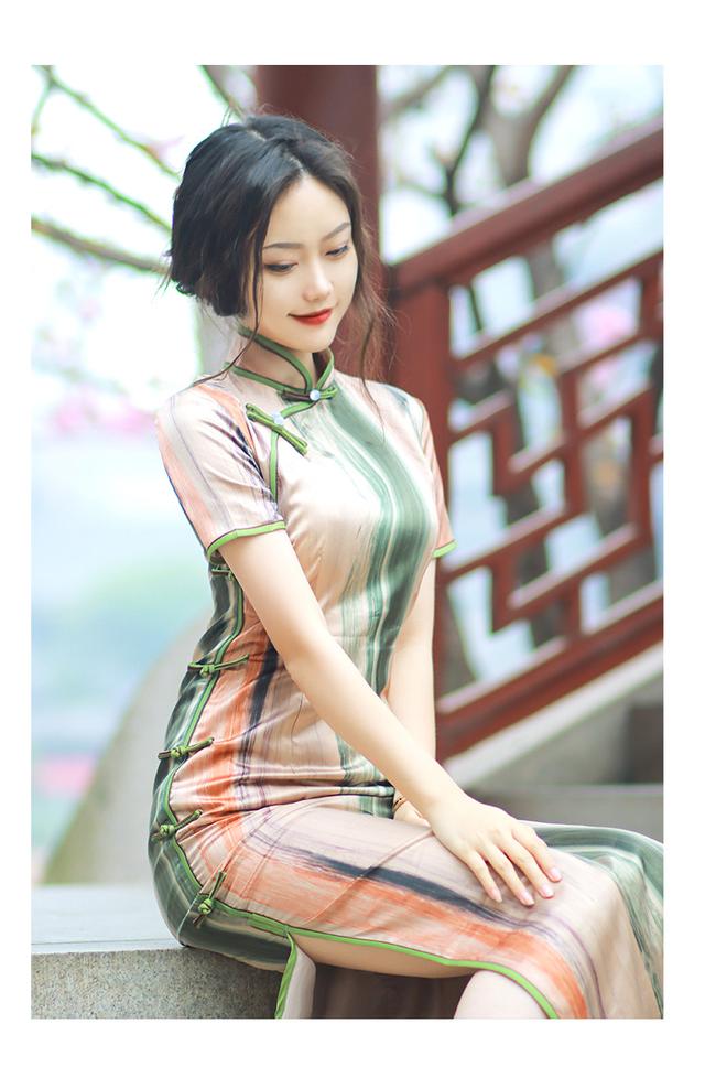身材|旗袍高跟鞋,最能展现女性美,千娇百媚,令人神往