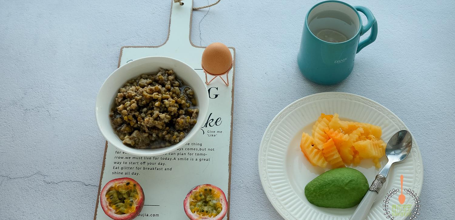 绿豆粥|刷个牙的时间搞定一顿早餐,再懒也能做,别给自己找借口啦