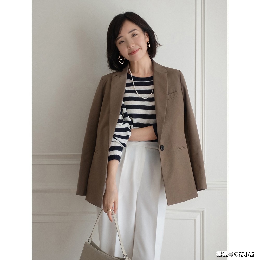 chic|早秋衣橱里必备“条纹衫”，chic！百搭！学做一个真正时髦的女人