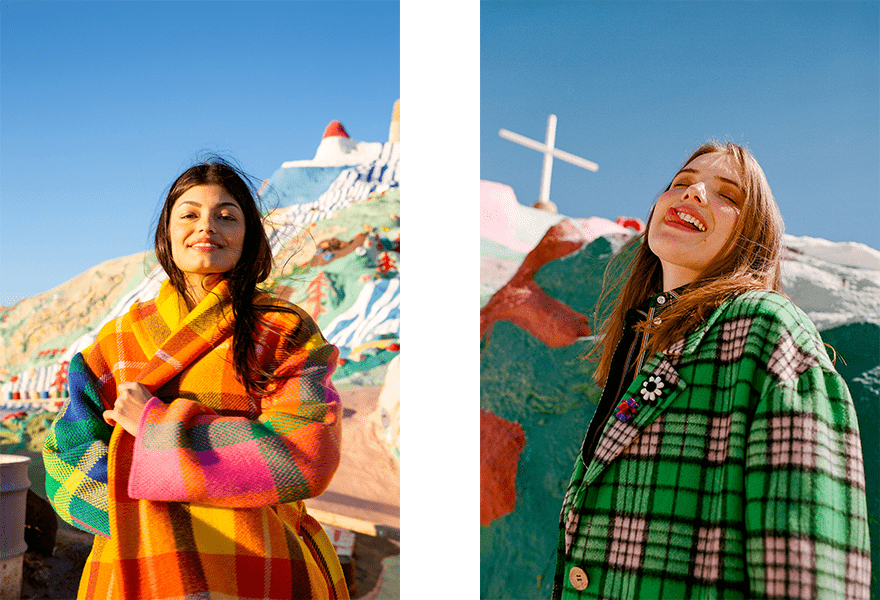 颜色|Mira Mikati 2021秋冬，鲜艳彩虹色的活力，艺术感和爱的交织潮流