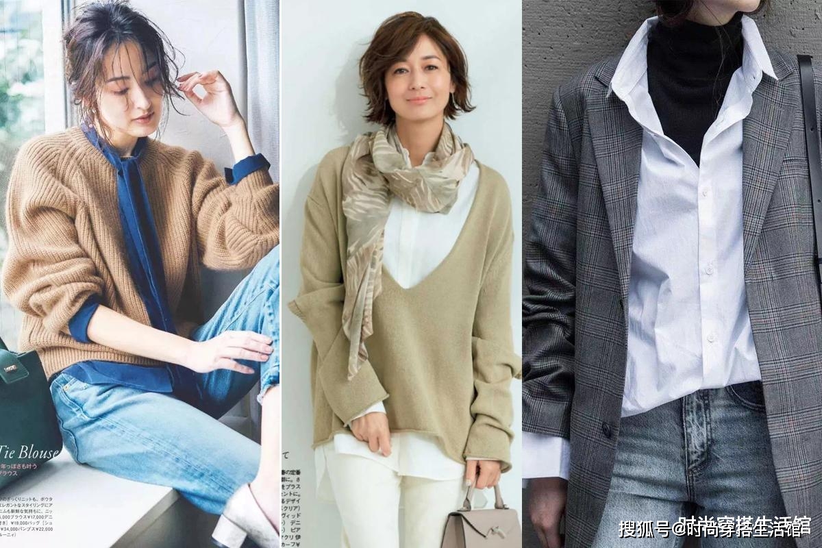 身材|换季别着急买买买，一件“针织衫”搞定所有搭配，简单大方有气质