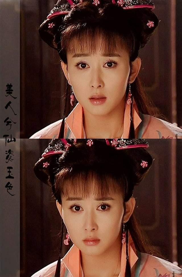 《孝庄秘史》里和大玉儿美貌同阶的苏茉儿;胡静30岁前演过不少大美人