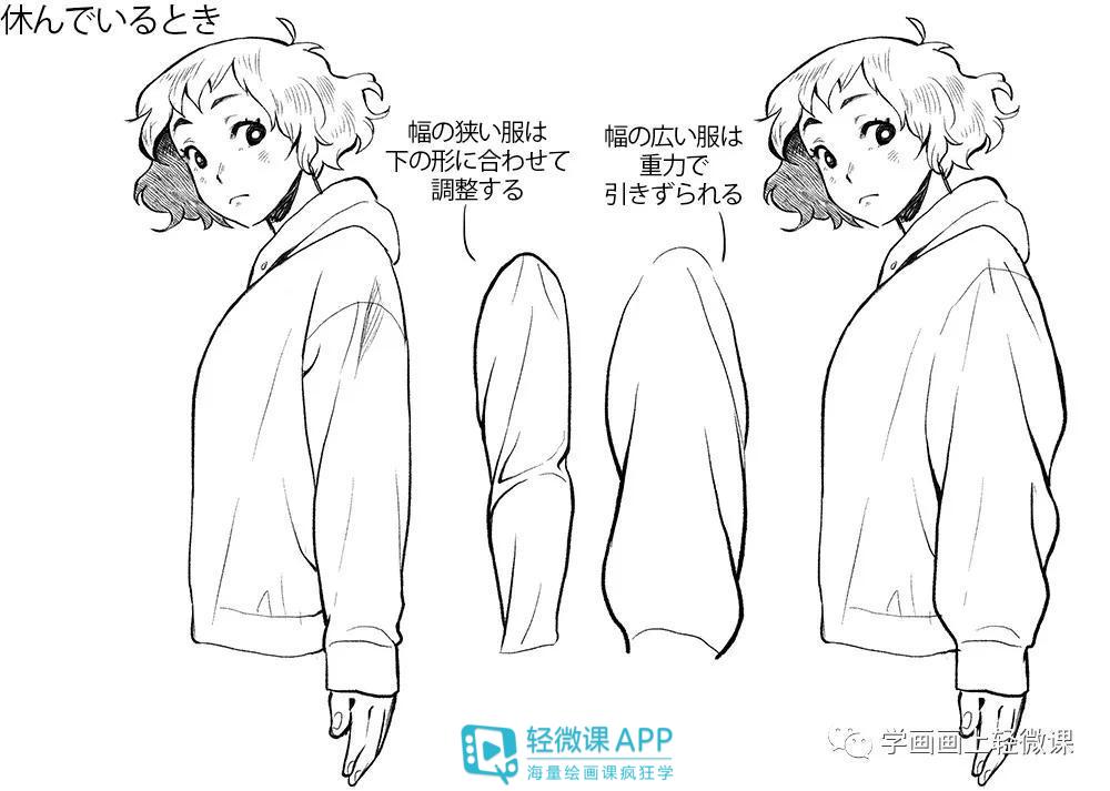 针脚|绘画新手该怎么画衣服褶皱？衣服褶皱的画法技巧