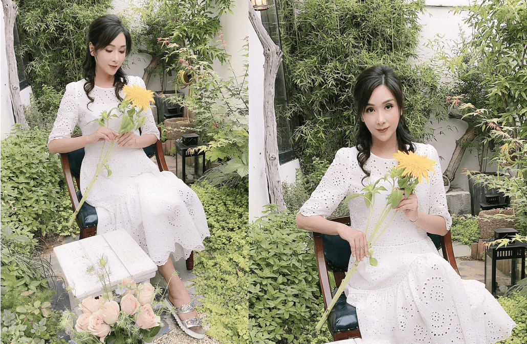 太嫩|美人不迟暮说的就是杨恭如吧,阿姨辈的年纪还能驾驭白裙,太嫩了