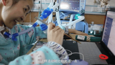 庞贝|她在ICU住了12年， “筷子”敲字激励他人……