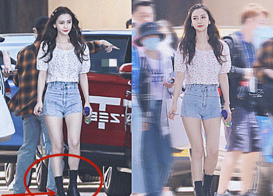 黑色|奔跑吧路透，嘉宾都穿运动鞋，baby却与众不同，妥妥的团花！