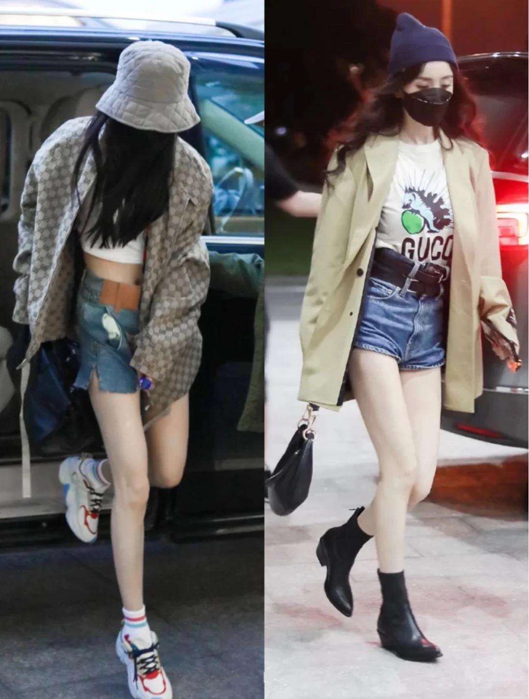 身材|被杨幂的气质“惊艳”到了,叠穿、上松下紧,可盐可甜还动人