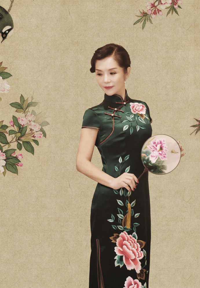 扣子|济南旗袍 不一样的金扣子 不缺婀娜与风情