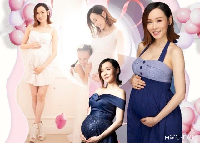 写真照|逐渐停工待产！港姐冠军杨思琦挺着二胎与女儿拍孕妇写真照