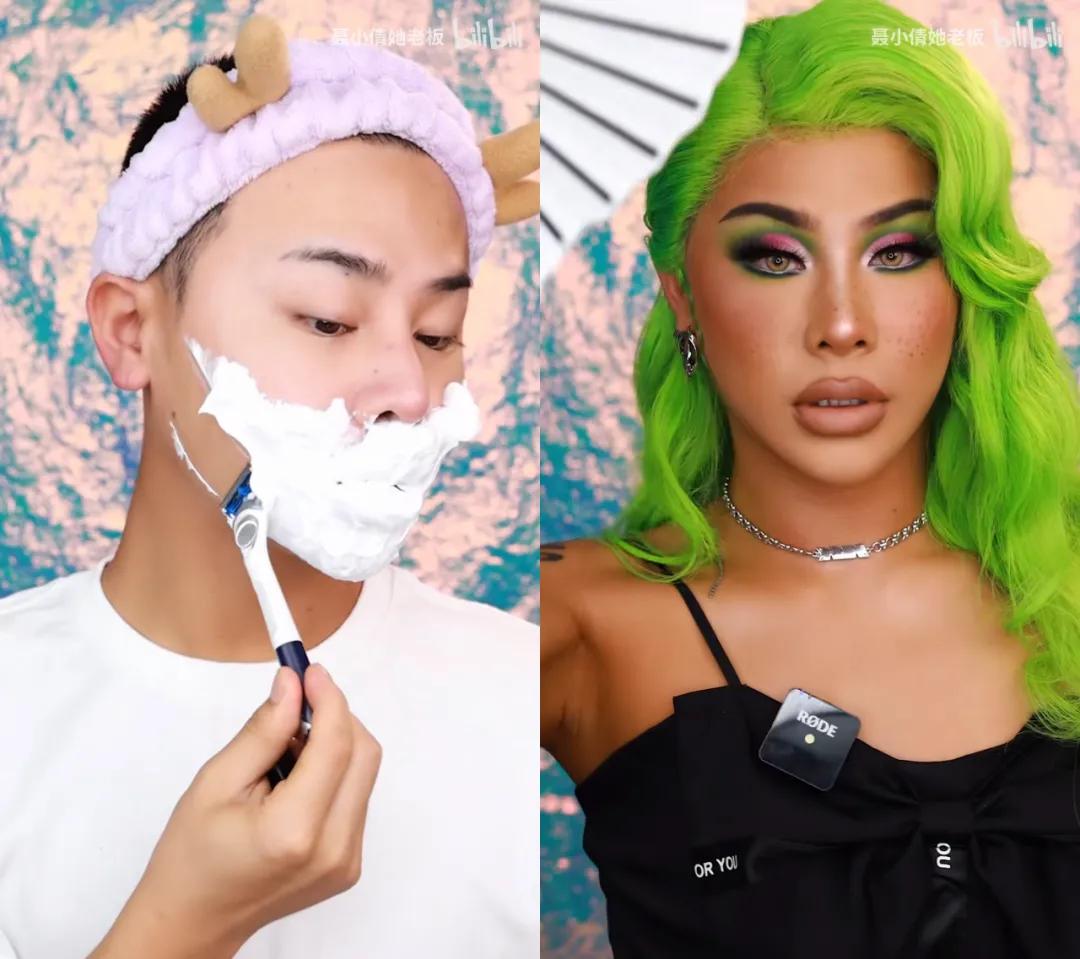 bacb|心心念念的初恋脸竟然是男的?男人一旦开始化妆,就没妹子什么事了