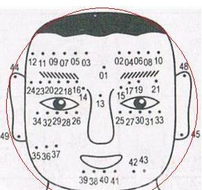 男人脸上痣相图解对比大全_面相