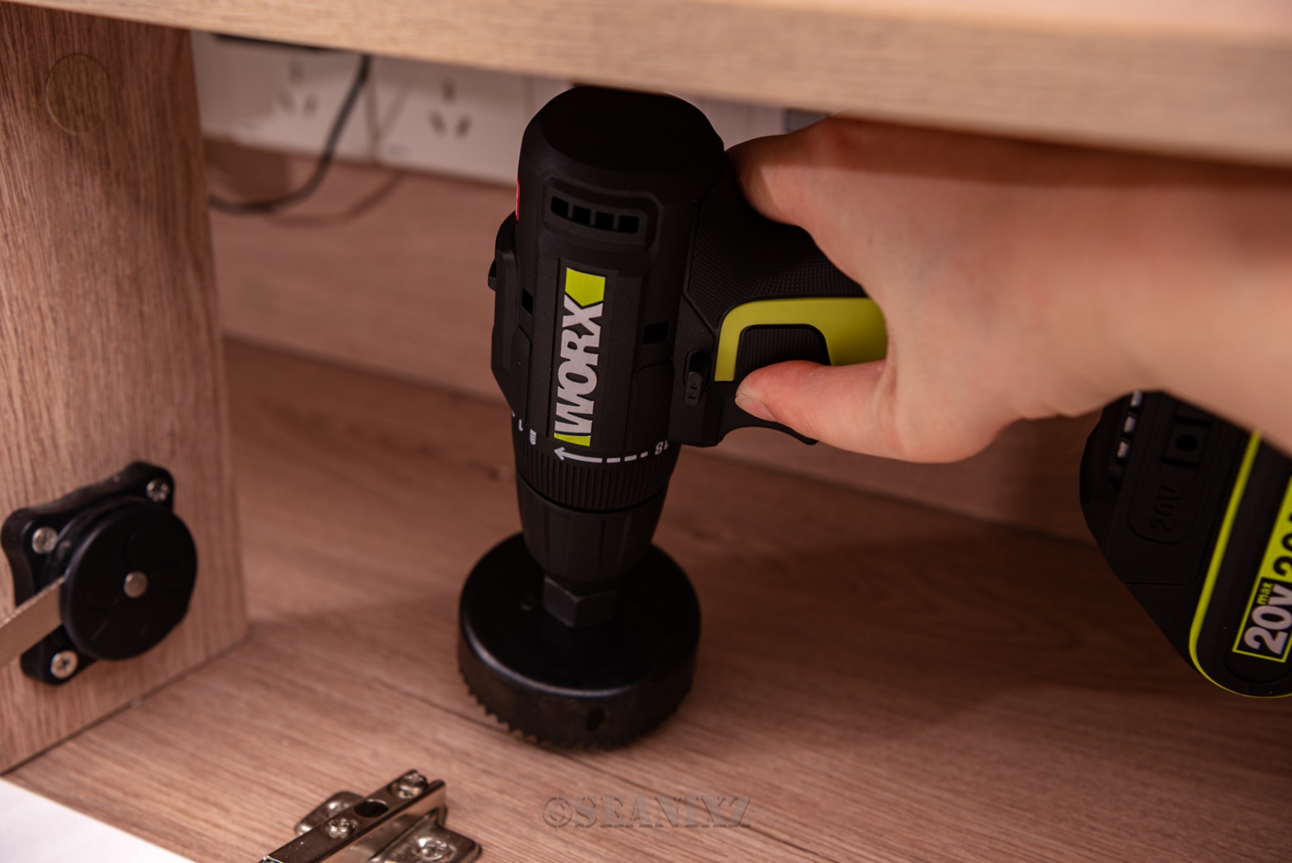 老男孩的浪漫威克士20v锂电电钻套装