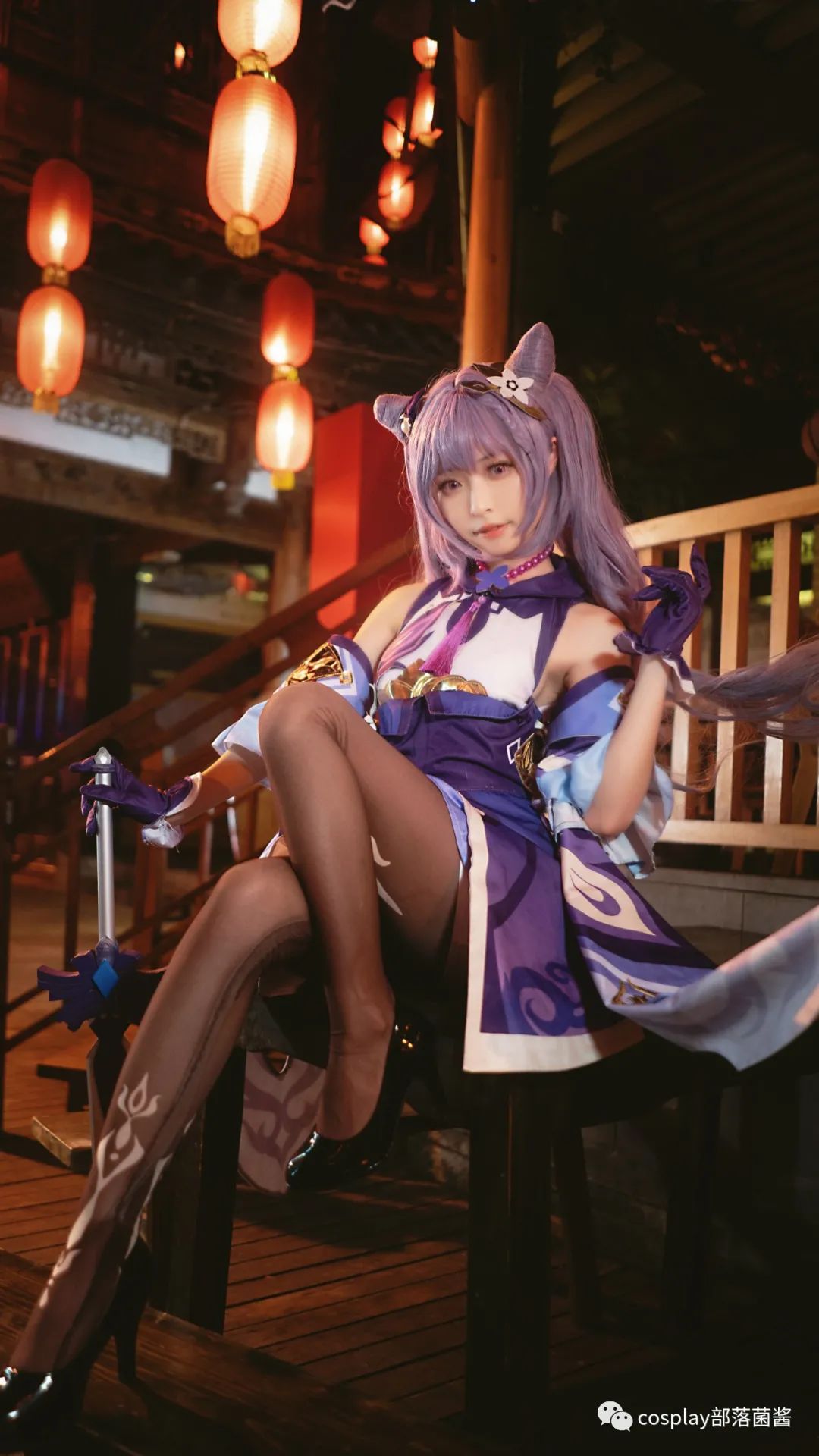 cos：原神刻晴cos正片@傻喵，你会一直陪伴嘛