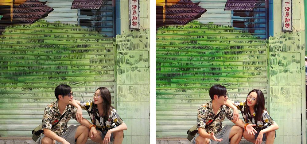 杜若溪|严屹宽与杜若溪提前过七夕，情侣印花衬衫搭短裤，从头到脚好般配