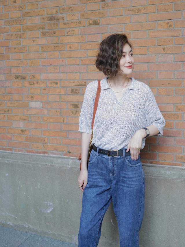 显得|秋季,针织衫怎么穿才高级?搭配半身裙或牛仔裤优雅洋气,超好看