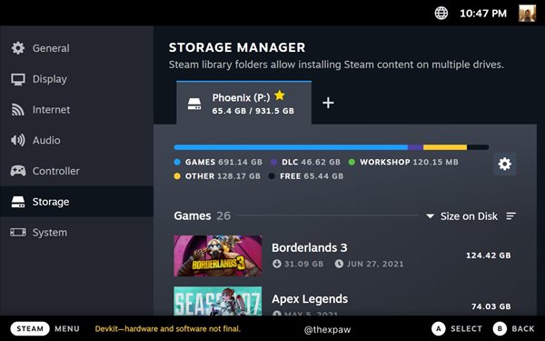 Steam|Steam Deck掌机UI曝光 总体以Steam经典布局为蓝本
