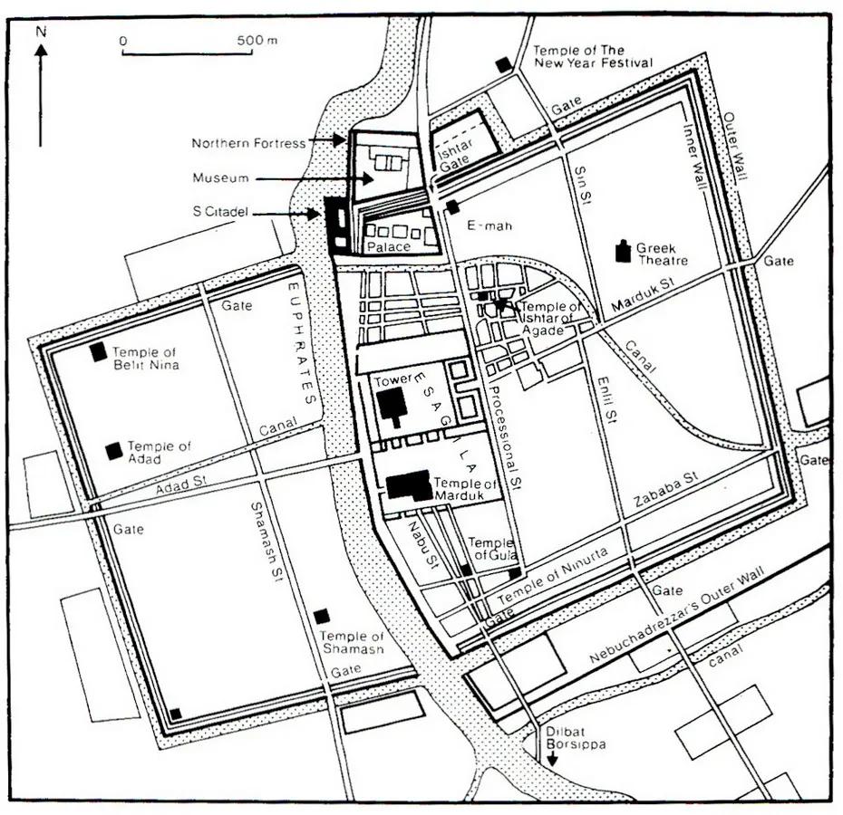 新巴比伦城平面图片