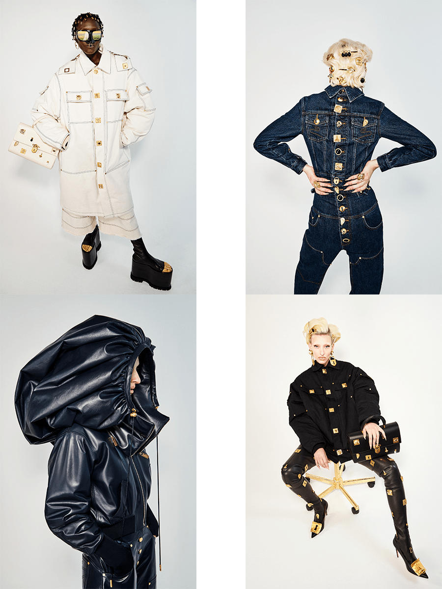 黑色 Schiaparelli 2021秋冬，卓越的胸衣设计，非凡的时尚潮流