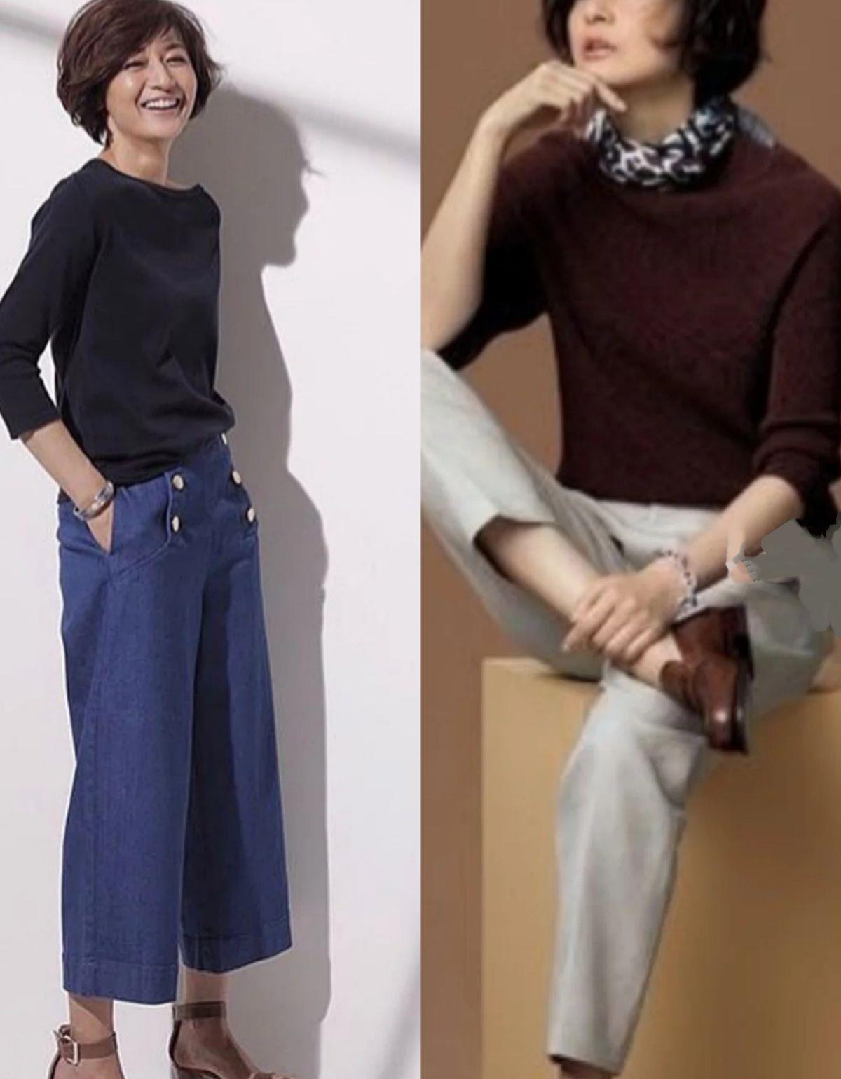 风衣 50岁女人不显老不扮嫩,学日本大婶的搭配,4件单品穿出好气质