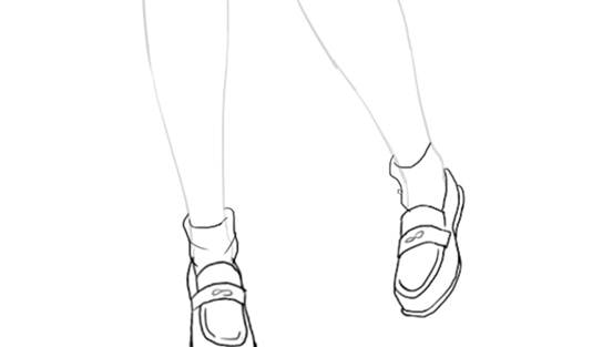 画法 各类高中生制服的绘画方法