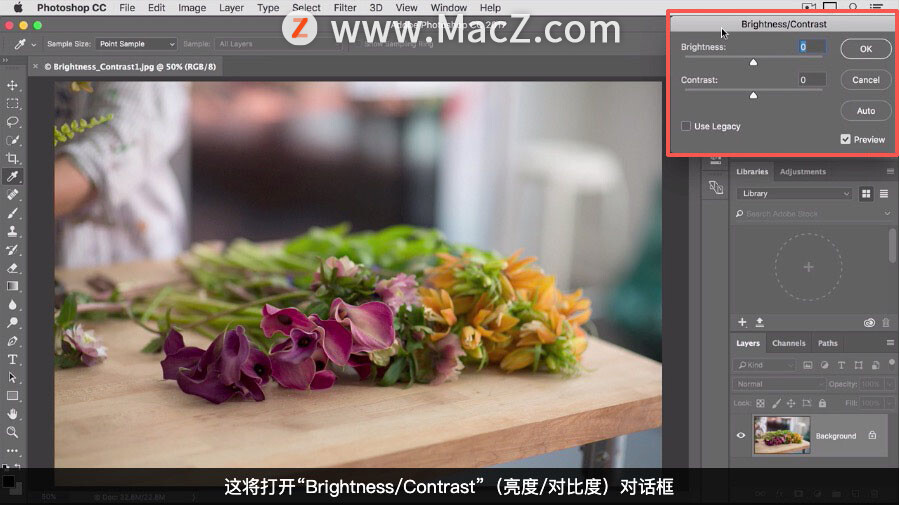 Ps 基础教程 调整图像品质 1 如何调整亮度和对比度 照片