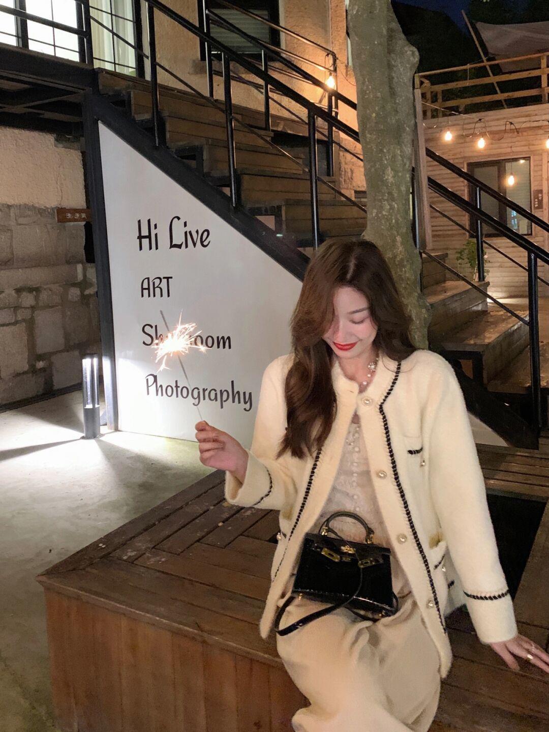 身材 毛呢外套不能乱穿，这几个搭配思路值得借鉴，远离拖沓，高级精致