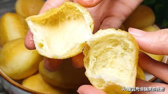 做法|早餐不要吃油条了，教你神奇做法，个个空心鼓大泡，15秒做一个