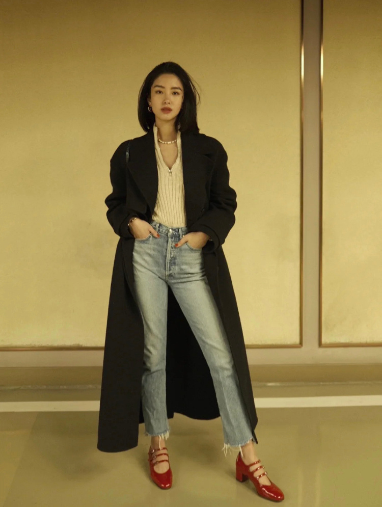 黑色 解锁早秋穿搭,这双初恋鞋不能错过,让杨超越乔欣立刻少女感满满