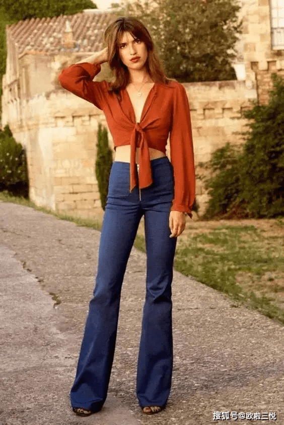 高跟鞋 小个子女生穿搭推荐：拖地裤，搭配高跟鞋显瘦还显高