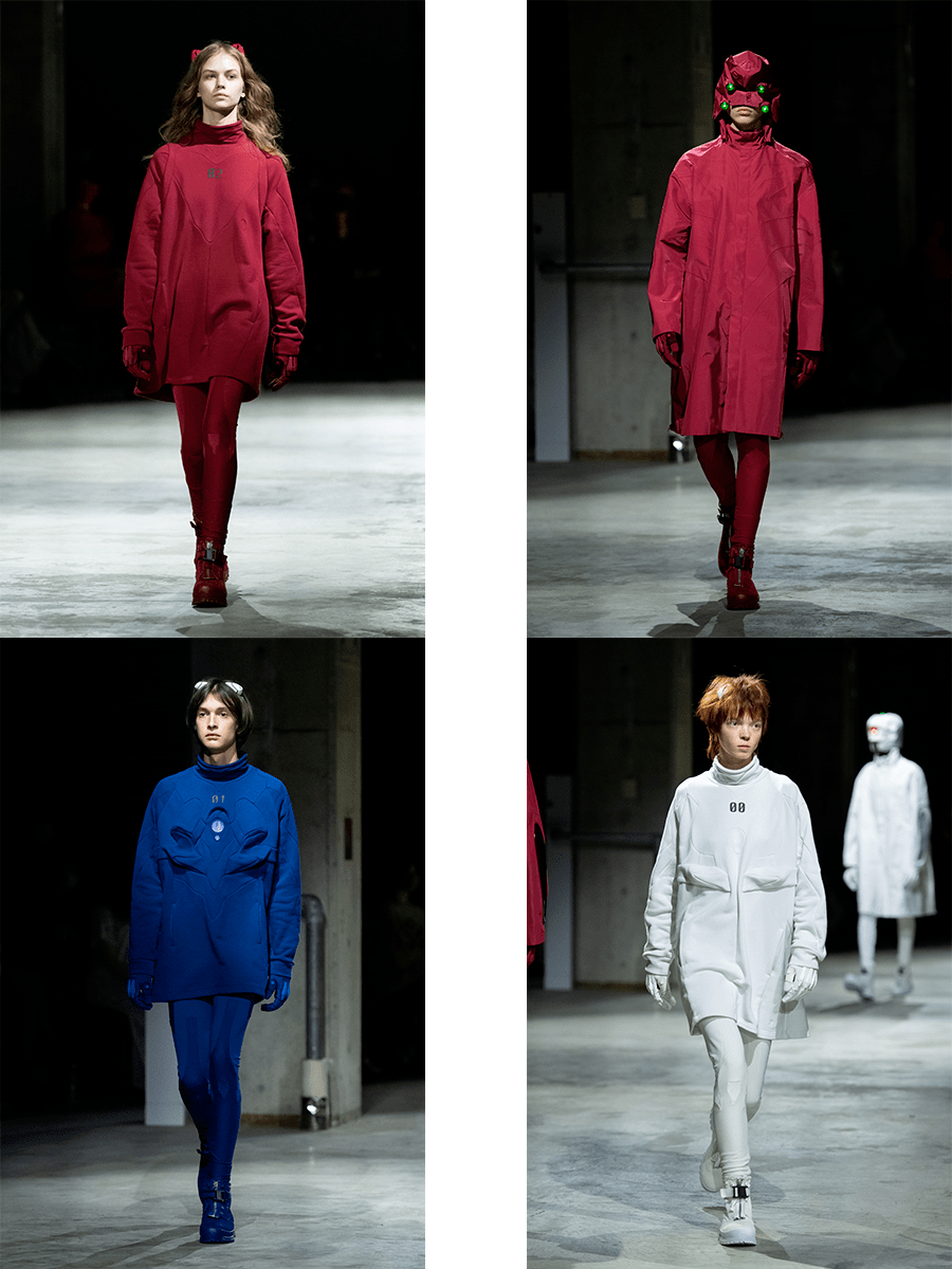 颜色 Undercover 2021秋冬，从不同的角度出发，以个人和情感化来阐释潮流