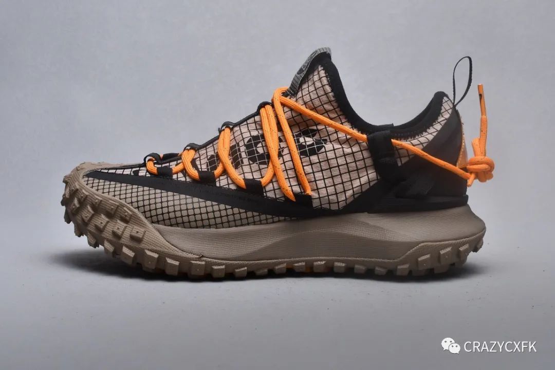 Fly 耐克 Nike ACG Mountain Fly Fossil Stone 黑棕橙低帮运动鞋