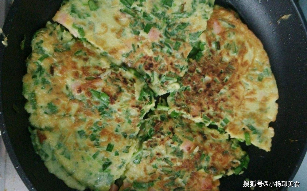 方法|教你自己做韭菜鸡蛋饼,从此早餐就吃它了,既好吃又营养