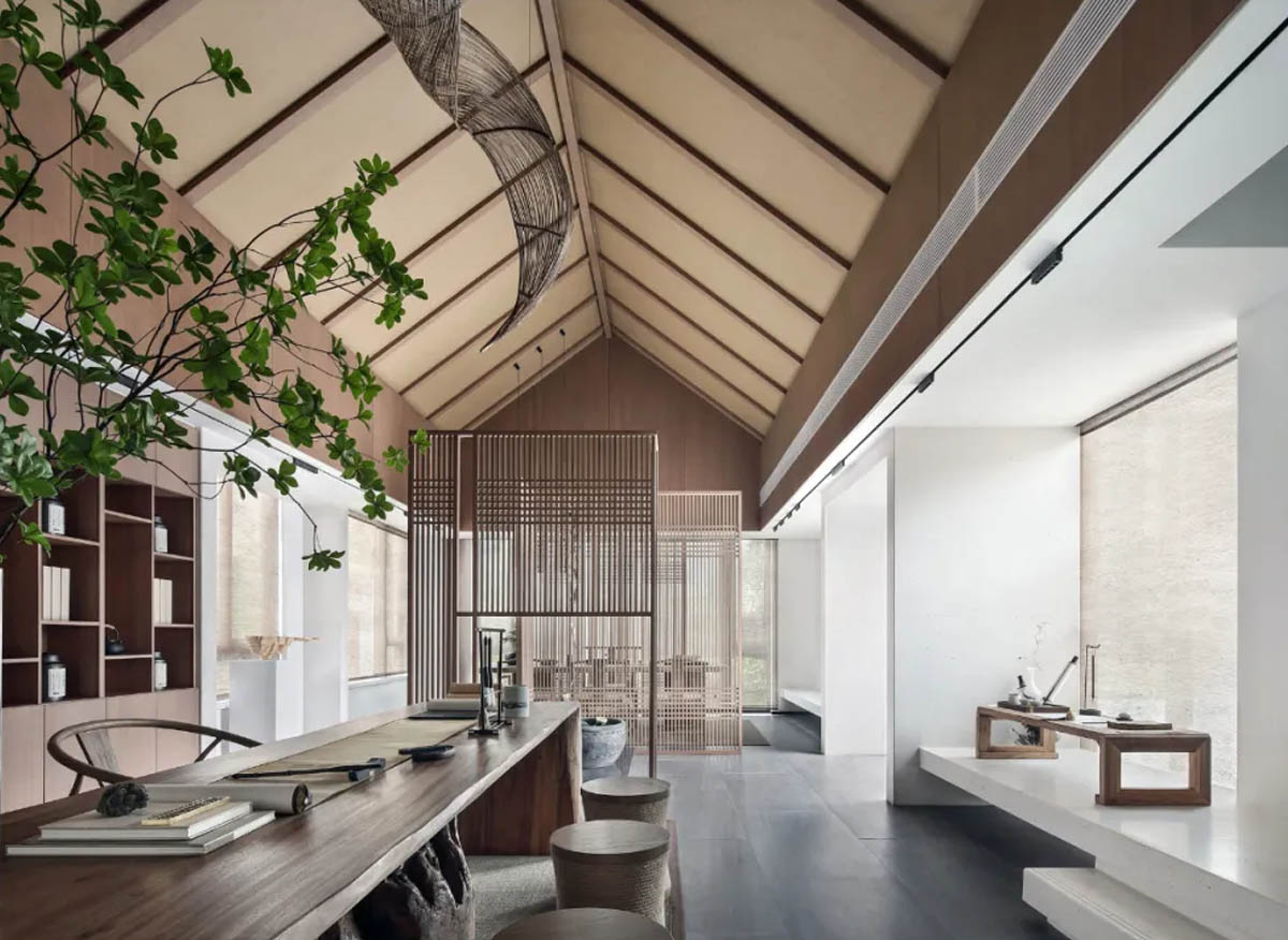 成都新中式禅意茶楼设计装修|浓缩东方含蓄之美-_辰景建筑设计_china