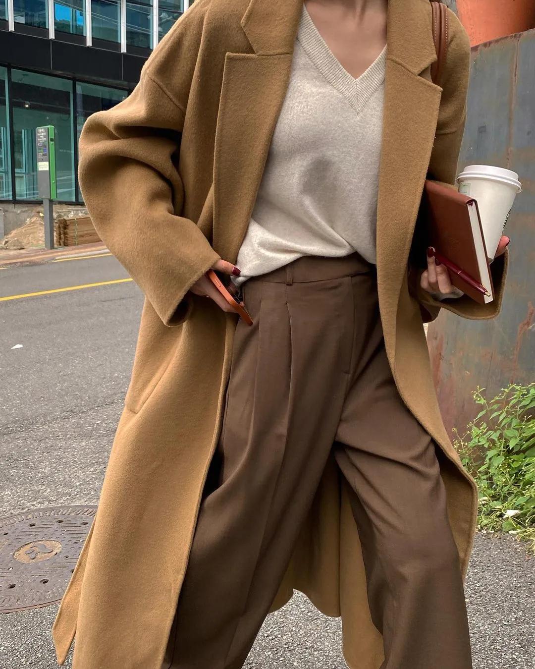 See 突破黑白灰，这7组绝美秋季配色你值得试试！|| 穿衣榜样