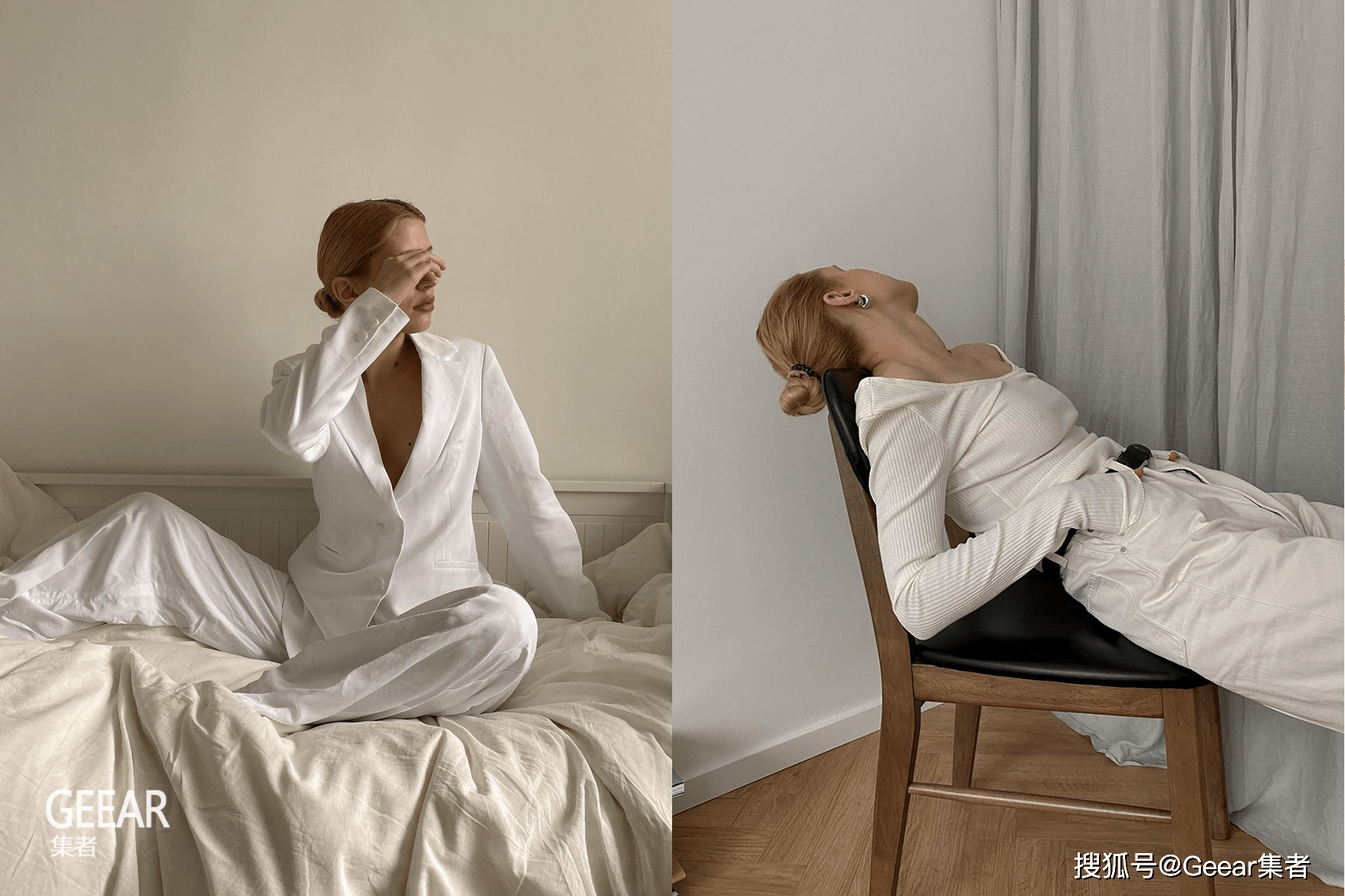 感觉 秋冬也要穿一抹奶油白！5款清新优雅的全白造型