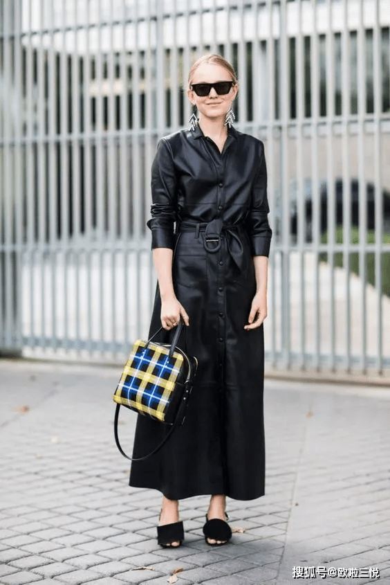 黑色 悦穿搭：全身黑色搭配，照样美又气质