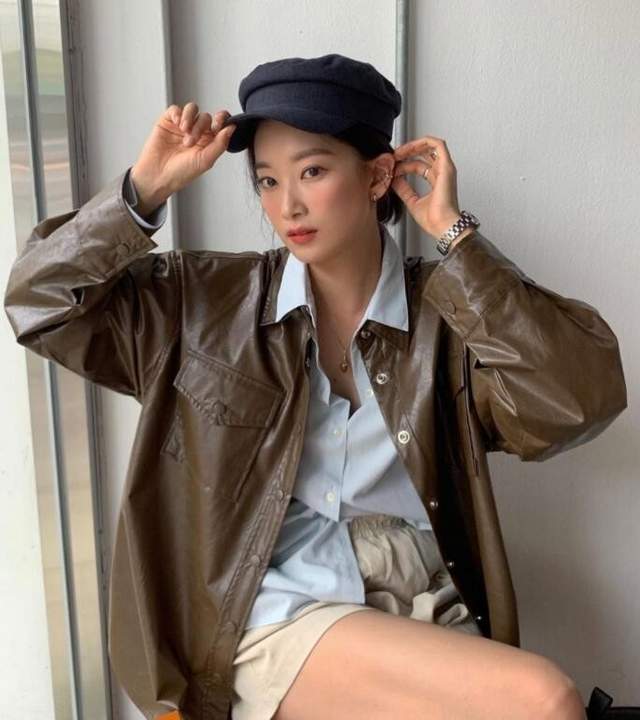 颜色 舒适惬意的初秋搭配 韩国博主 gyoe_re日常通勤