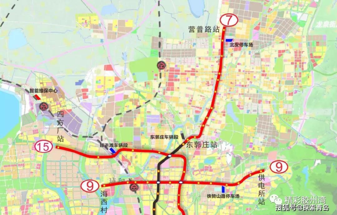 重磅！青岛地铁7号线年底开工，14个站点位置明确，建设工期4年！_线路