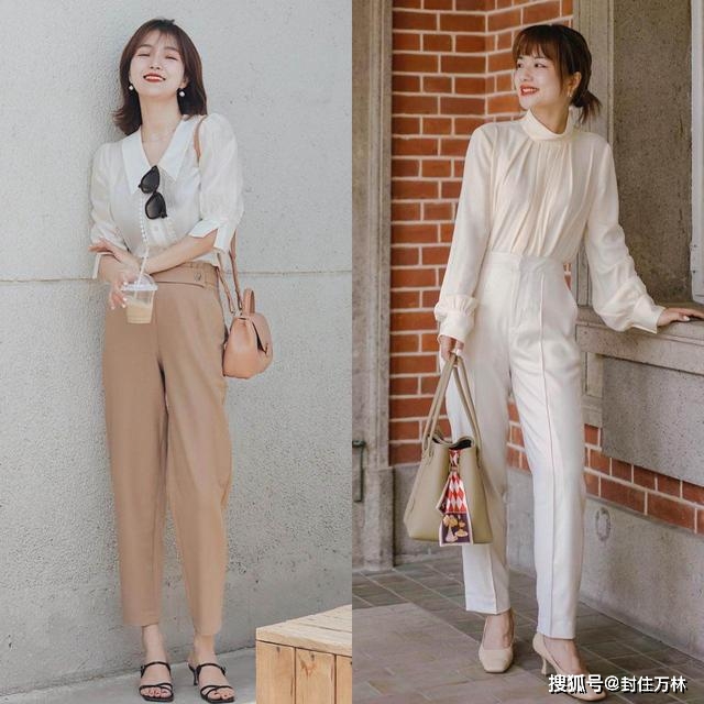 浅色 有品味的女人,入秋后很少穿黑白灰,温柔的“浅色”才是正解