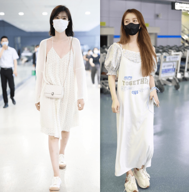 仙女 女人的衣服不仅时尚还得“纯情”，吊带小白裙，增强魅力吧