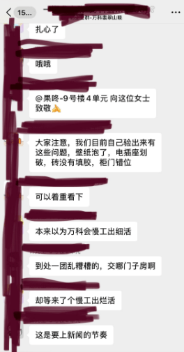 万科被指精装变“惊装” 曾因精装房漏水被315点名(图6) 万科被指精装变“惊装” 曾因精装房漏水被315点名(图6)
