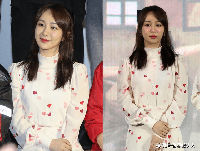杨紫太 杨紫太有少女感，穿裙子都要带“爱心”，但陈数气质真强，也不输