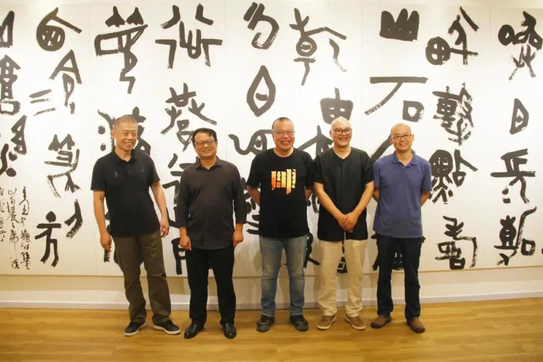 cm|【现场】?“白象?西泠——尚天潇金石意象作品展”开幕式