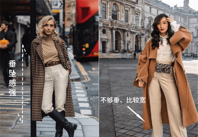 身材 对于小个子来说，挑选大衣就需要利用更多技巧，不能随便跟风