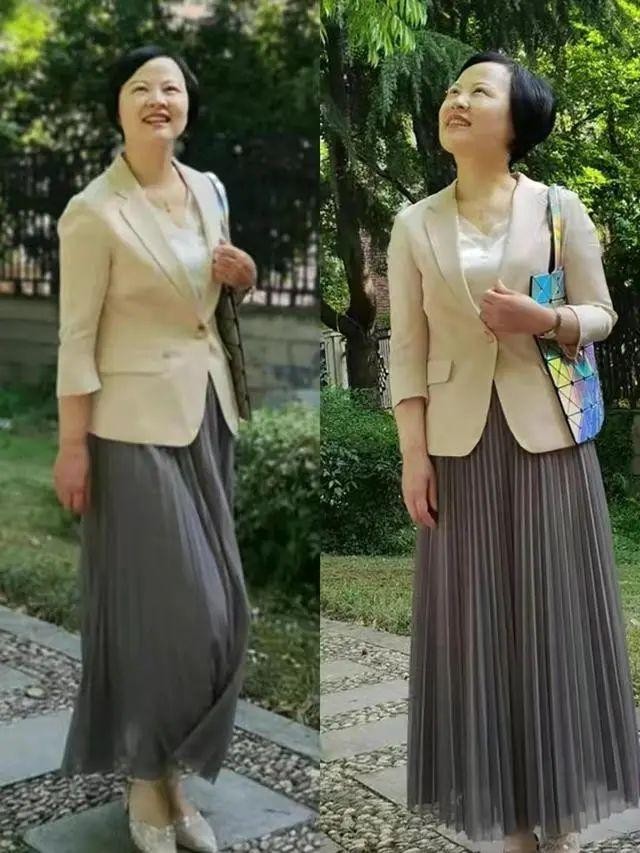 身形 60岁的女人穿搭要高级,学会这3种穿搭风格,年过半百优雅又迷人