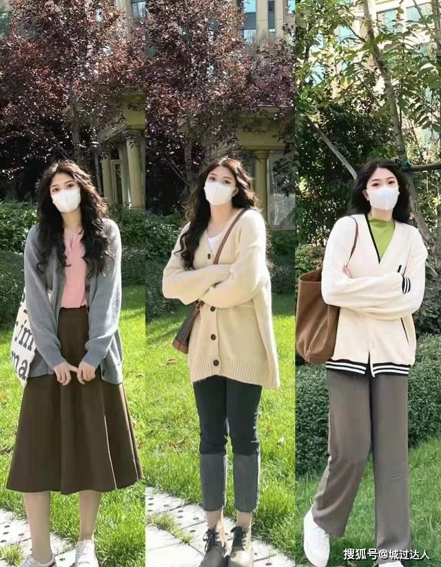 卫衣 秋天骨架大的女生怎么办？这些穿搭来解决，搭配不复杂又显瘦