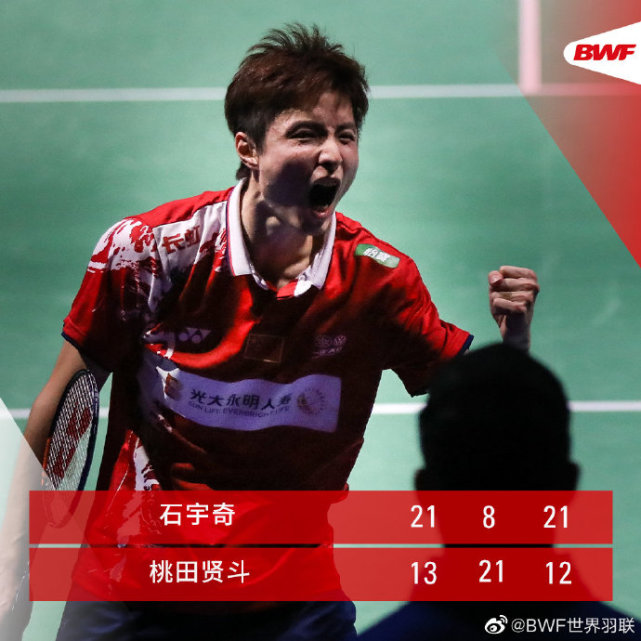 比赛|石宇奇2-1击败日本一哥，21-5曾打爆桃田贤斗，连续2届苏杯战胜对手