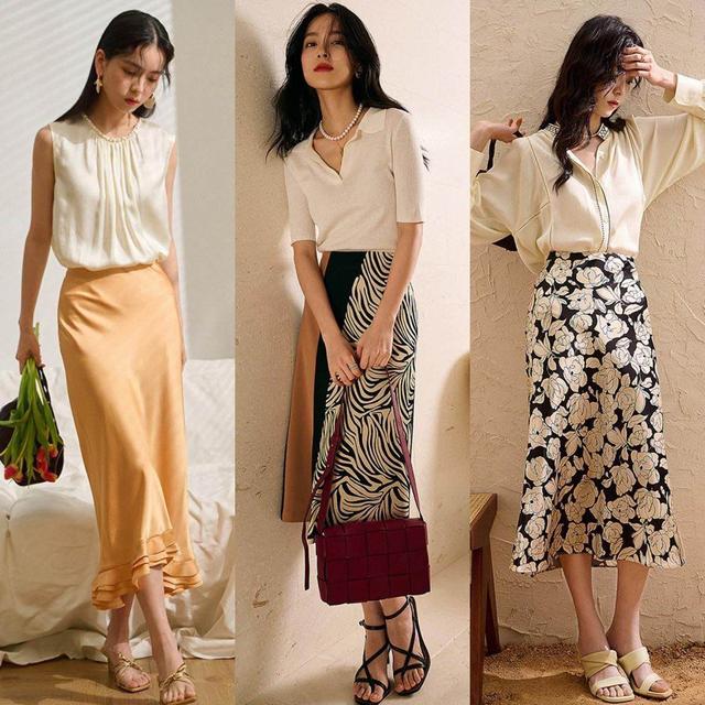 曲线 面料越“软”、越显高级,今秋这样穿裙子,赚足你的回头率