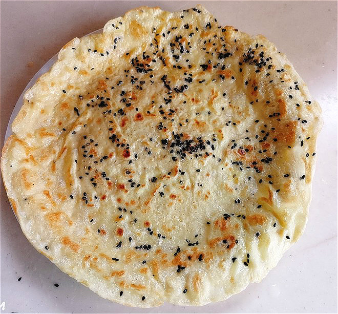 第1道:黑芝麻饼